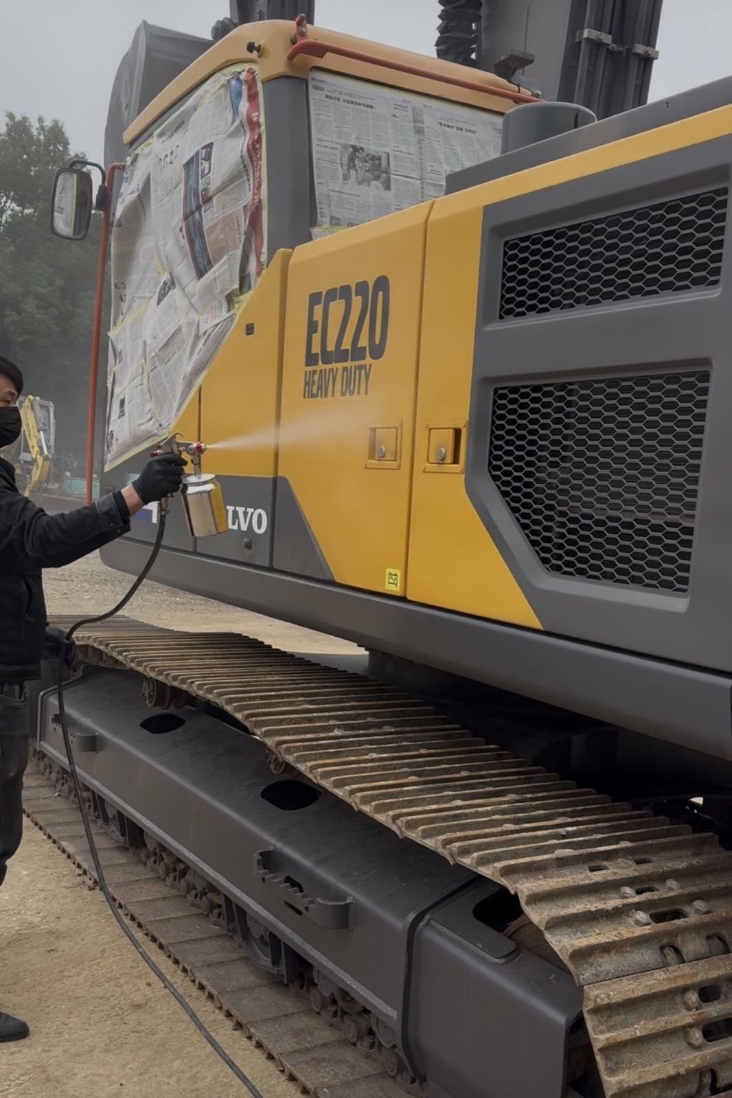 Machine detail inspection before export